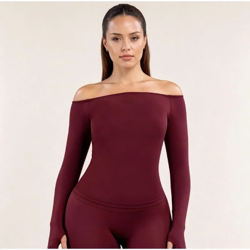 Dames off-shoulder yogatop met - Yoga Of Fitness recensie en prijs