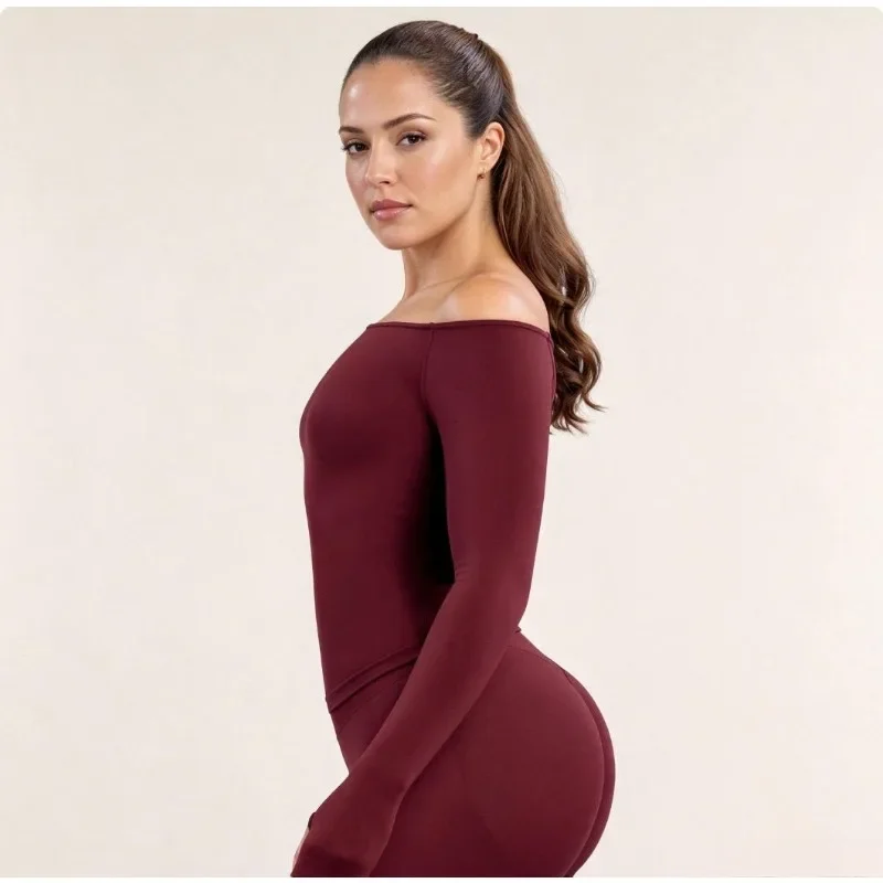 Dames off-shoulder yogatop met - Yoga Of Fitness recensie en prijs