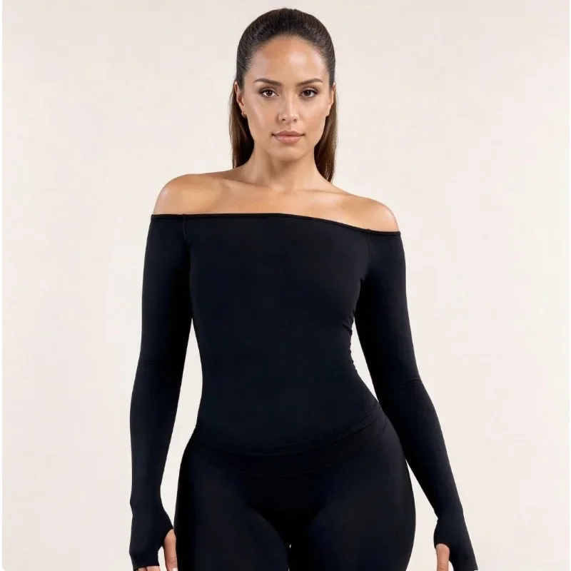 Dames off-shoulder yogatop met - Yoga Of Fitness recensie en prijs