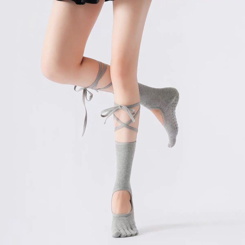 Ballet-yoga-sokken met veters  - Yoga Of Fitness recensie en prijs